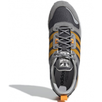 Кроссовки Adidas ZX 700 серые с оранжевым